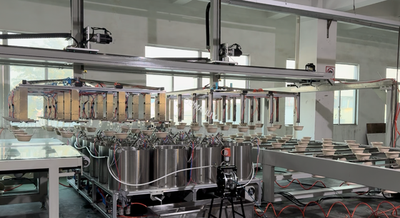 Pulp Molding Coating Machine Automatic Spin Coating Line Ideal for Coating Molded Fiber Products Tableware Trays and Packaging Items