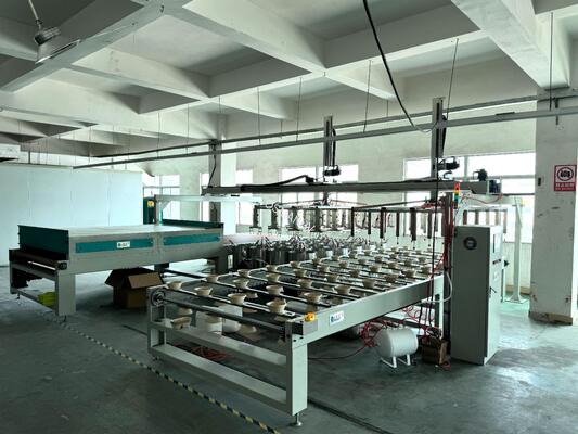 Smart 24-Station Spin Coating Line for Water/Oil Barrier Coating of Pulp Molded Tableware