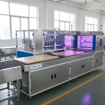Compact UV LED Transfer Coating Line for Eco-Friendly Finishes on Wood Composite Panels