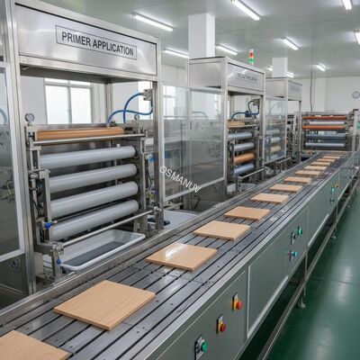 Multi-Stage Roller Coating Line for Decorative Finishes - Primer & Topcoat Application