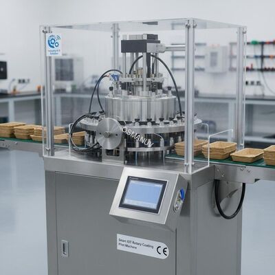 Smart IoT Rotary Coating Pilot Machine with CE Certificate for Premium Pulp Molded Products - Industry 4.0 Solution