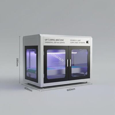UV Curing Machine 500mm*600mm*1000mm Dimensions 365nm UV Lamp 300mm*400mm Curing Area