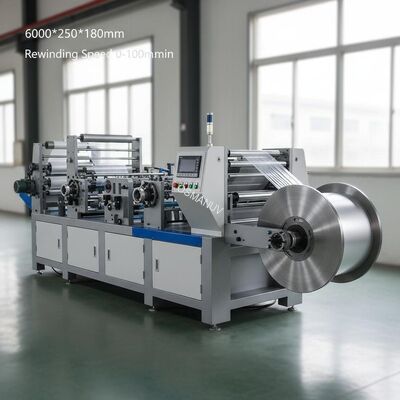 Film Laminating Machine Overall Dimension 6000*2500*1800mm Rewinding Speed 0-100m/min