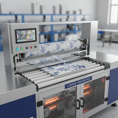 Roller Roller Conveying Ceramic Rotary Heat Transfer Machine for Customized Printing