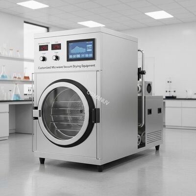 Customized Microwave Vacuum Drying Equipment for Temperature Range 50-200C