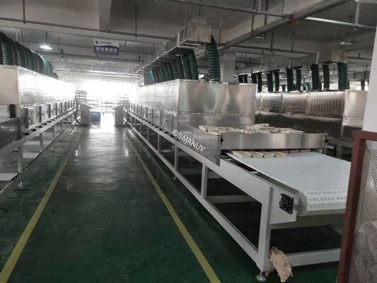 High Efficient Microwave Vacuum Drying Equipment Capacity 1-10T/H