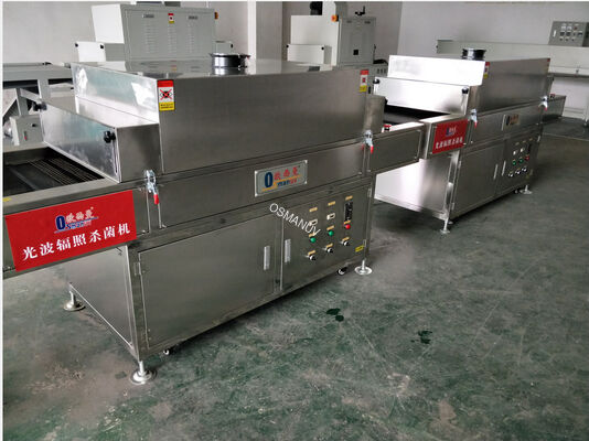 Mesh Belt UV Food Irradiation Machine 2KW For Package Board Carton