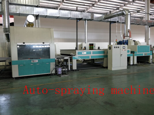 UV Spray Coating Automatic Blanking Machine With Conveyor Systems Length 1800mm