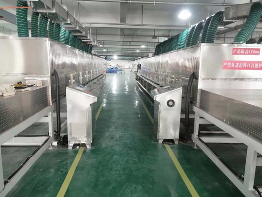 9-stufige Mikrowellen-Vakuumtrockner für die Industrieverpackung bei Umgebungstemperatur von 0°C bis 40°C
