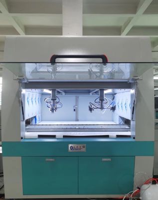 1100mm * 410mm * 1100mm Automatische Sprühbeschichtung Maschine mit 1,0-1,5mm Sprühpistolen Durchmesser