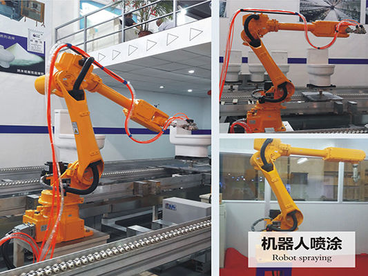 Automatisches Roboterspritzlackierverfahren-System orange ISO9001 380V 50HZ